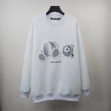 Palm Angels Autumn and Winter Broken Bear round Neck Loose Palm Angel Sweater Men and Women