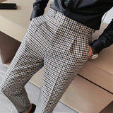 Men Trousers Casual Suit Pants