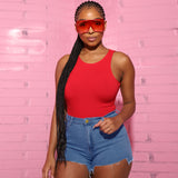 Women Plus Size Denim Shorts High Waist Slim Fit Denim Shorts Hot Pants