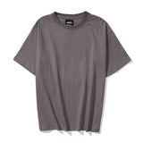 Fog T Shirt Spring and Summer Double Line Solid Color Reverse Standard Short Sleeve Tshirt Men's High Street Fear Of God
