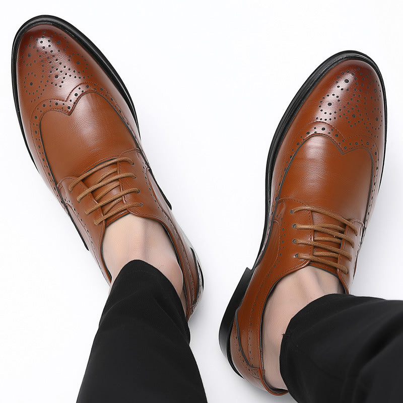 Indo Western Shoes Brogue Men's Leather Shoes