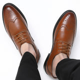 Indo Western Shoes Brogue Men's Leather Shoes