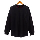 Palm Angels Angel Back Two-Tone Printed Letter Logo Long Sleeve T