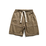 Men Shorts Straight Cargo Pants Casual Retro Loose Shorts