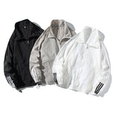 Varsity Jacket Summer Stand Collar Coat