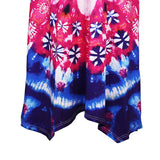 Women Bohemian Dress Summer Printed Sleeveless Dress