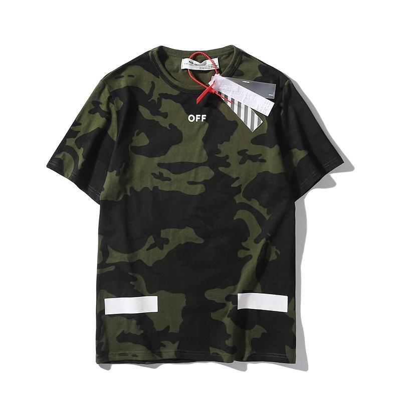 Off White T Shirt Short Sleeve Tshirt Owt Cotton Round Neck Men and Women Cotton