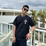 CHH Chrome Heart T Shirt Spring/Summer round Neck Short Sleeve T-shirt for Men and Women