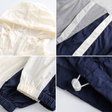 Men Sun Protection Wrapping Stitching Sun-Protective Clothing Men's Summer Loose UV-Proof Jacket