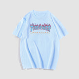 Thrasher T Shirt Thrasher Flame Leisure Sports T Shir Summer