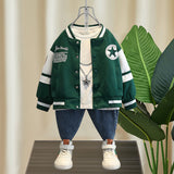 Toddler Boys Jackets Boy's Autumn Coat Children's Baseball Uniform