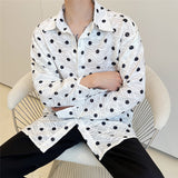 Men's Shirts Autumn Men's Shirt Fashion Retro Casual Top Shirt