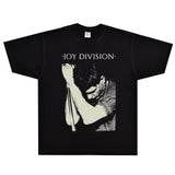 Rock Star T Shirt Joy Division Ian Curtis T-shirt Rock Band Vintage Short Sleeve