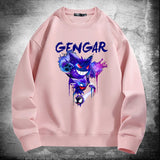 Men and Women Pokemon Pikachu Hoodie Crew Neck Pullover Sweatshirt