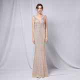 Sequin Evening Dress Sequined Fishtail Formal Dress