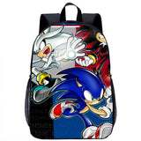 Shadow Backpack Sonic Schoolbag for Elementary School Students