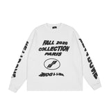 We11done Hoodie Letter Logo Printing Spot Loose Casual Men's and Women's round Neck Sweater
