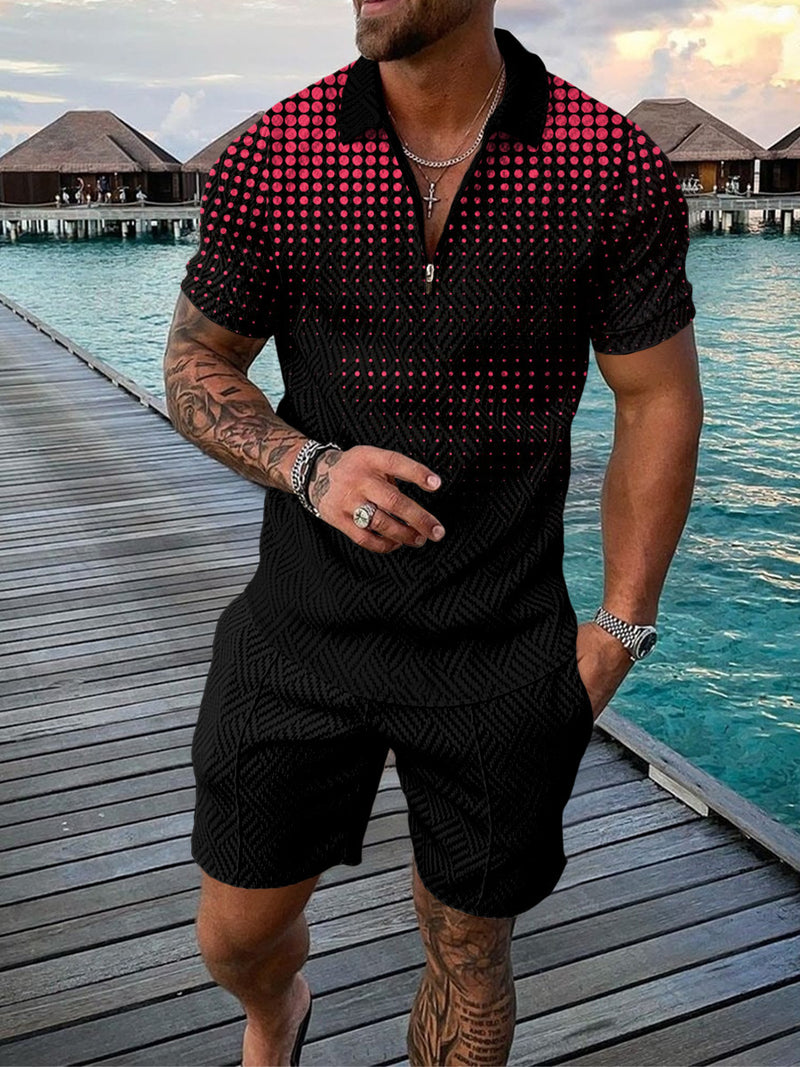 Polo Shirts Men's Polo Shirt Short Sleeve Suit