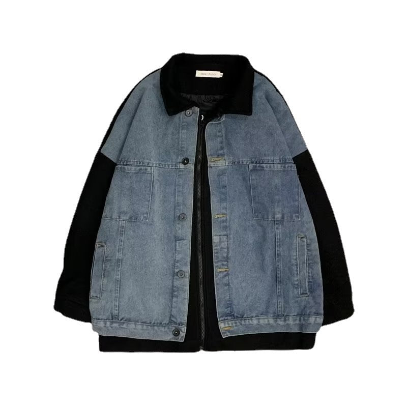 Denim Shirts Denim Jacket Men's Spring and Autumn Loose Casual Jacket