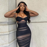 Music Festivals Rave Outfits Dress Summer Sexy Hollow Backless Slim Dress for Women