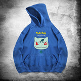Men and Women Pokemon Pikachu Hoodie Pokémon Bulbasaur Hooded Sweater