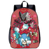 Shadow Backpack Sonic Schoolbag for Elementary School Students