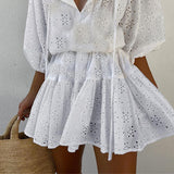 Women Bohemian Dress Summer Beauty Clothing Mini Dress