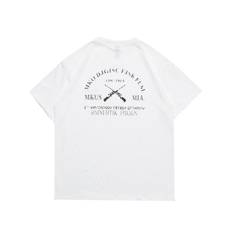 Men T Shirt Summer Casual Tops Men's Clothes Summer Wear Vintage Men's round Neck Short Sleeve Casual Loose Printed T-shirt