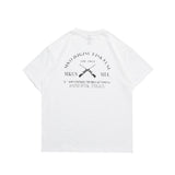 Men T Shirt Summer Casual Tops Men's Clothes Summer Wear Vintage Men's round Neck Short Sleeve Casual Loose Printed T-shirt