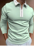 Polo Shirts 2 Autumn Men's T-shirt Long Sleeve Polo Shirt