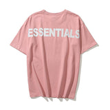 Fog T Shirt Street Tide Brand Polyline Reflective Casual Loose Short Sleeves Tshirt Fear Of God