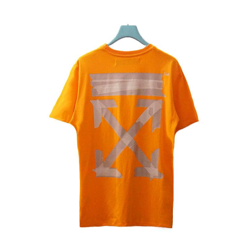 Off White T Shirt Short Sleeve Owt Plus Size Arrow Casual Fashionable Tshirt