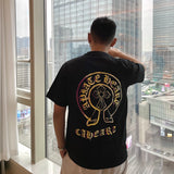 CHH Chrome Heart T Shirt Spring/Summer Printed round Neck Short Sleeve T-shirt for Men and Women