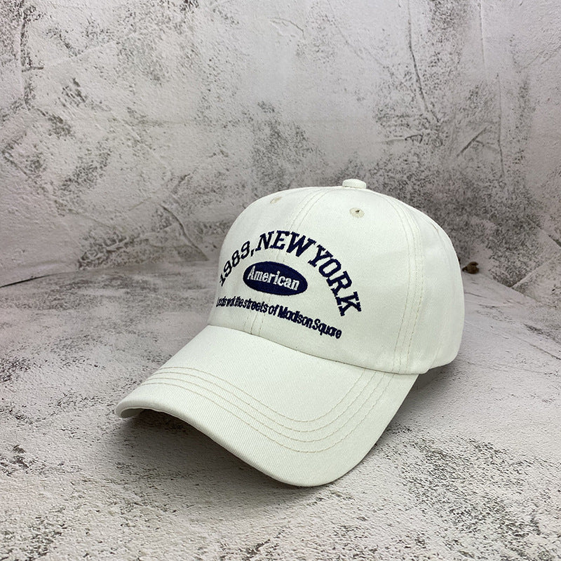 Yankee Baseball Cap Women's Spring and Autumn Leisure Outdoor Baseball Cap Tongue Cap