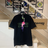 Thrasher T Shirt Thrasher Jellyfish Flame Loose Short Sleeve Fall Winter Couples