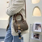 Jackie Kennedy Bag Houndstooth Shoulder Messenger Bag