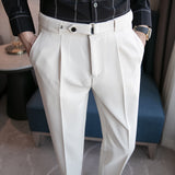 Men Trousers Slim Casual Pants