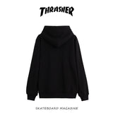 Thrasher Hoodie Autumn and Winter Flame Sweater