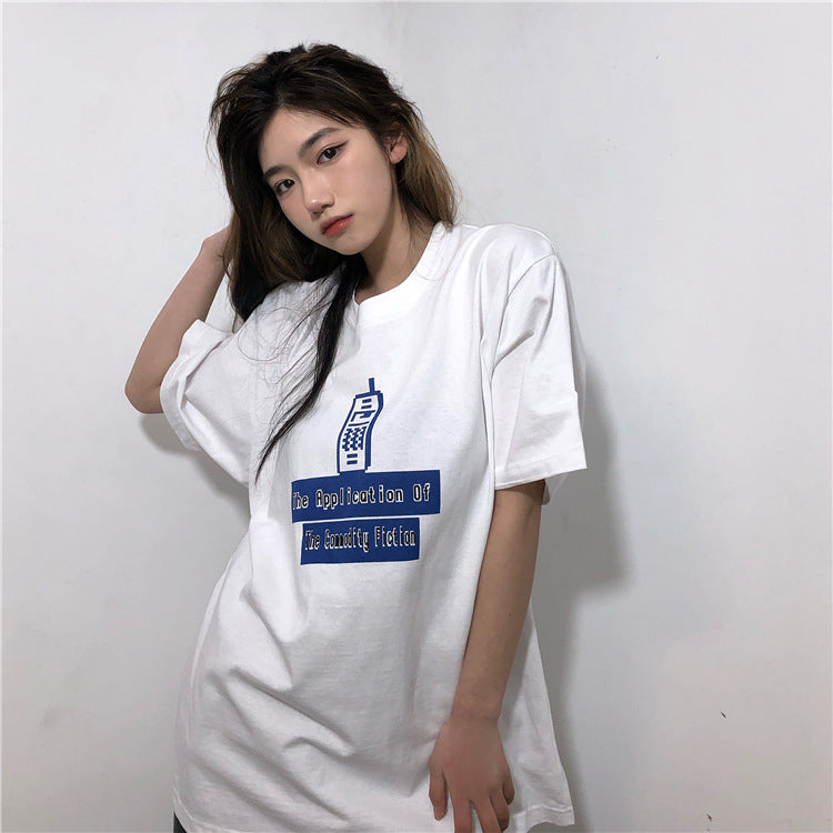 Cavempt Ce Life Cav @ Empt Vintage Print Male and Female Couple Short Sleeve