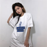 Cavempt Ce Life Cav @ Empt Vintage Print Male and Female Couple Short Sleeve