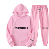 Fear Of God Fog Essentials Hoodie & Sweatpant 2 Piece Set For Men And Women