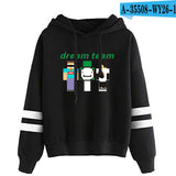 Dreamwastaken Novelty Hoodies Dream Merch Shirt Printed Fashion Loose Sweater