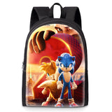 Shadow Backpack Cartoon Sonic 2 Children's Backpack Student Outdoor Casual Boys and Girls Schoolbag