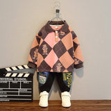 Toddler Boys Sweater Children's Clothing Boys' Polo Shirt Autumn