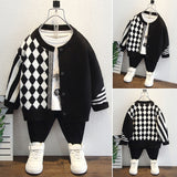 Toddler Boys Sweater Children's Clothing Boy's Knitted Sweater Coat Autumn