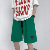 Men Shorts Men's Summer Sports Pirate Shorts Loose Beach Pants