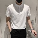 Men Short Sleeve Polo Shirt for Summer T-Shirt