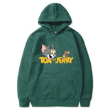 Tom and Jerry Hoodie Casual Fashionable Student Sweater