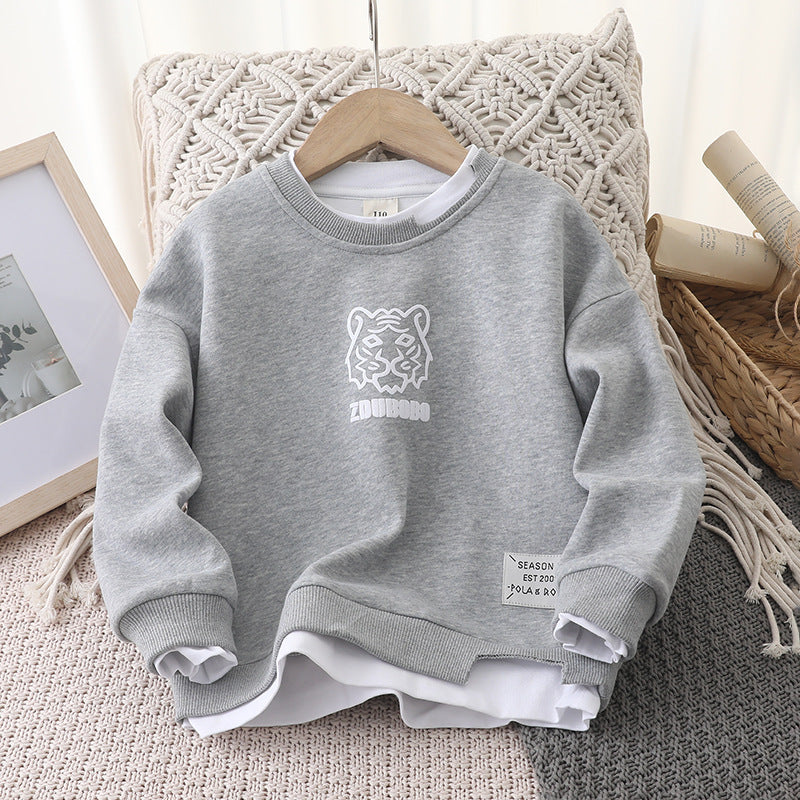 Children Hoodie Sweatshirts Boy's Hoody Spring and Autumn Leisure T-shirt