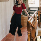 Women Cottagecore Dress Summer Vintage Dress